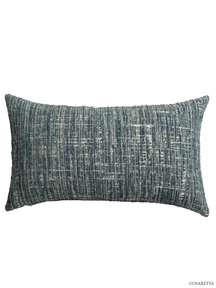Декоративная подушка для дивана  30x50 Tweed mavi, на молнии