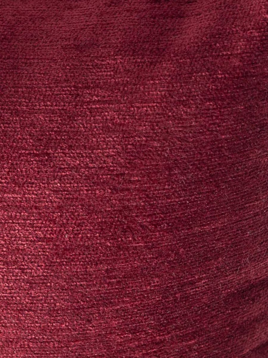Декоративная подушка для дивана 50x50 Eliza бордо, на молнии