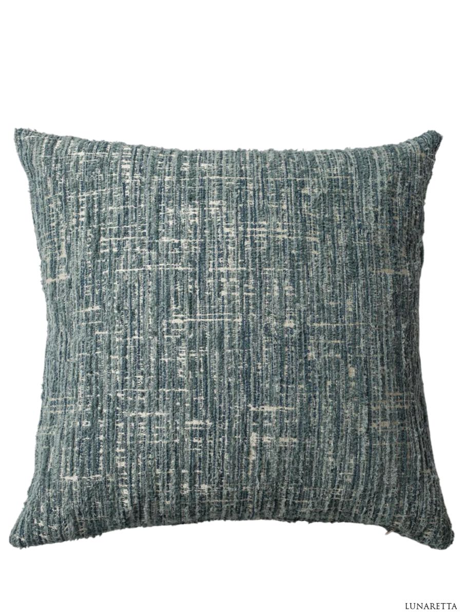 Декоративная подушка для дивана 50x50 Tweed mavi, на молнии