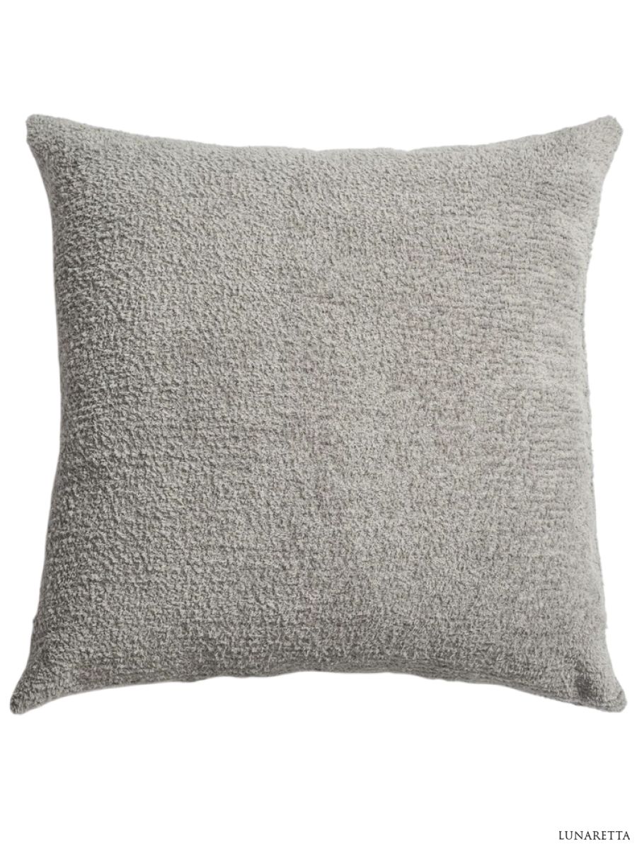 Подушка декоративная 50x50 Cozy светло-серый, на молнии